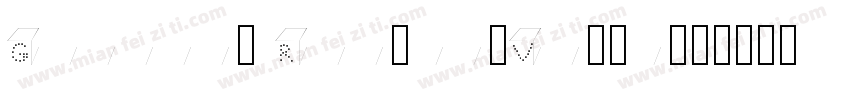 Gambler RegularVersi字体转换